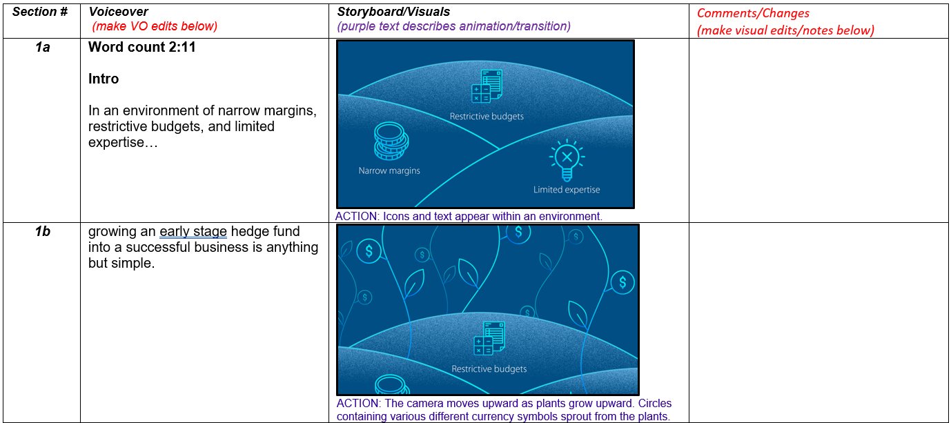 Explainer Storyboards